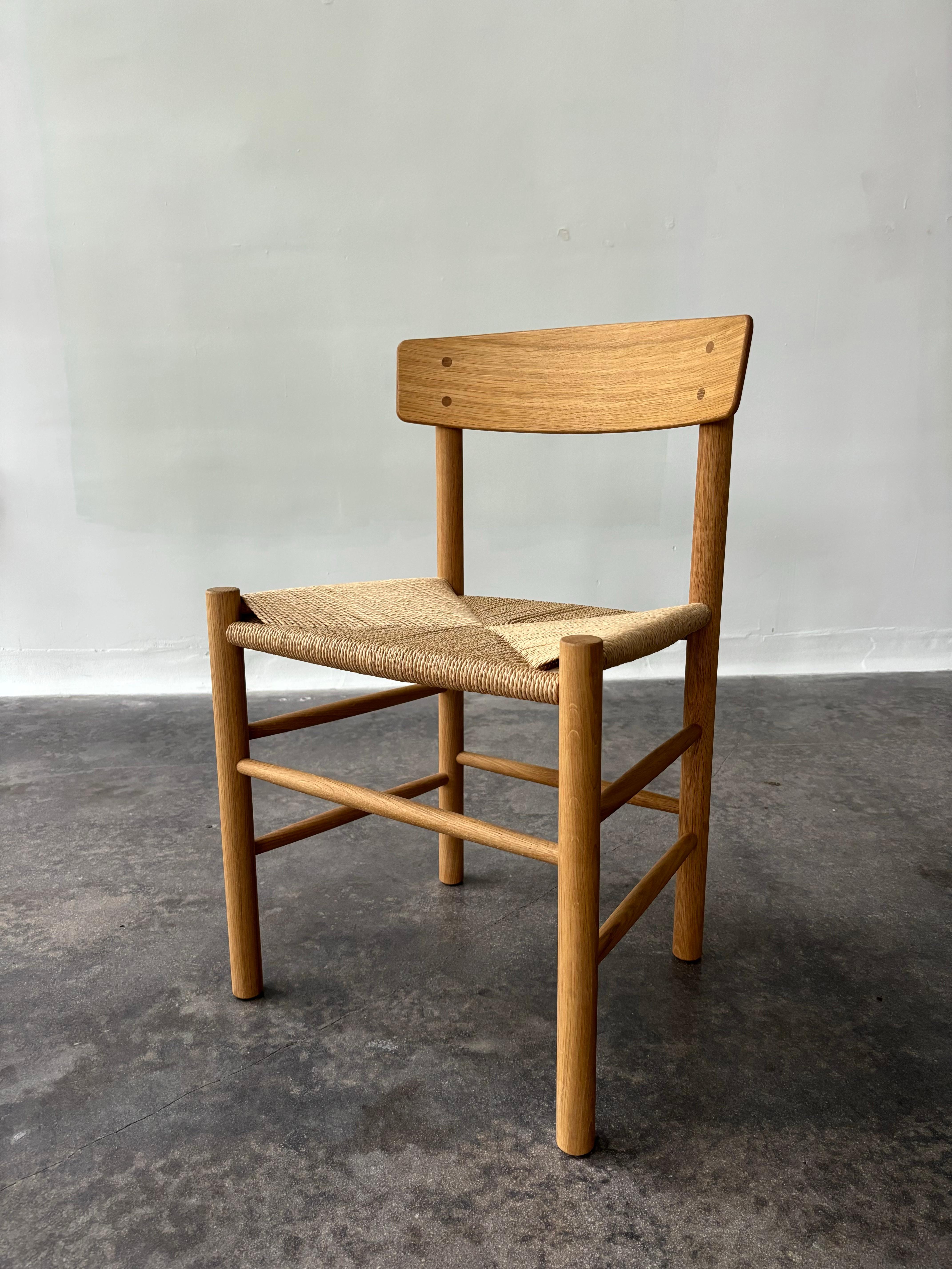 Scandinavian Modern Fredericia J39 Chair, Original Design produced in Denmark 2023