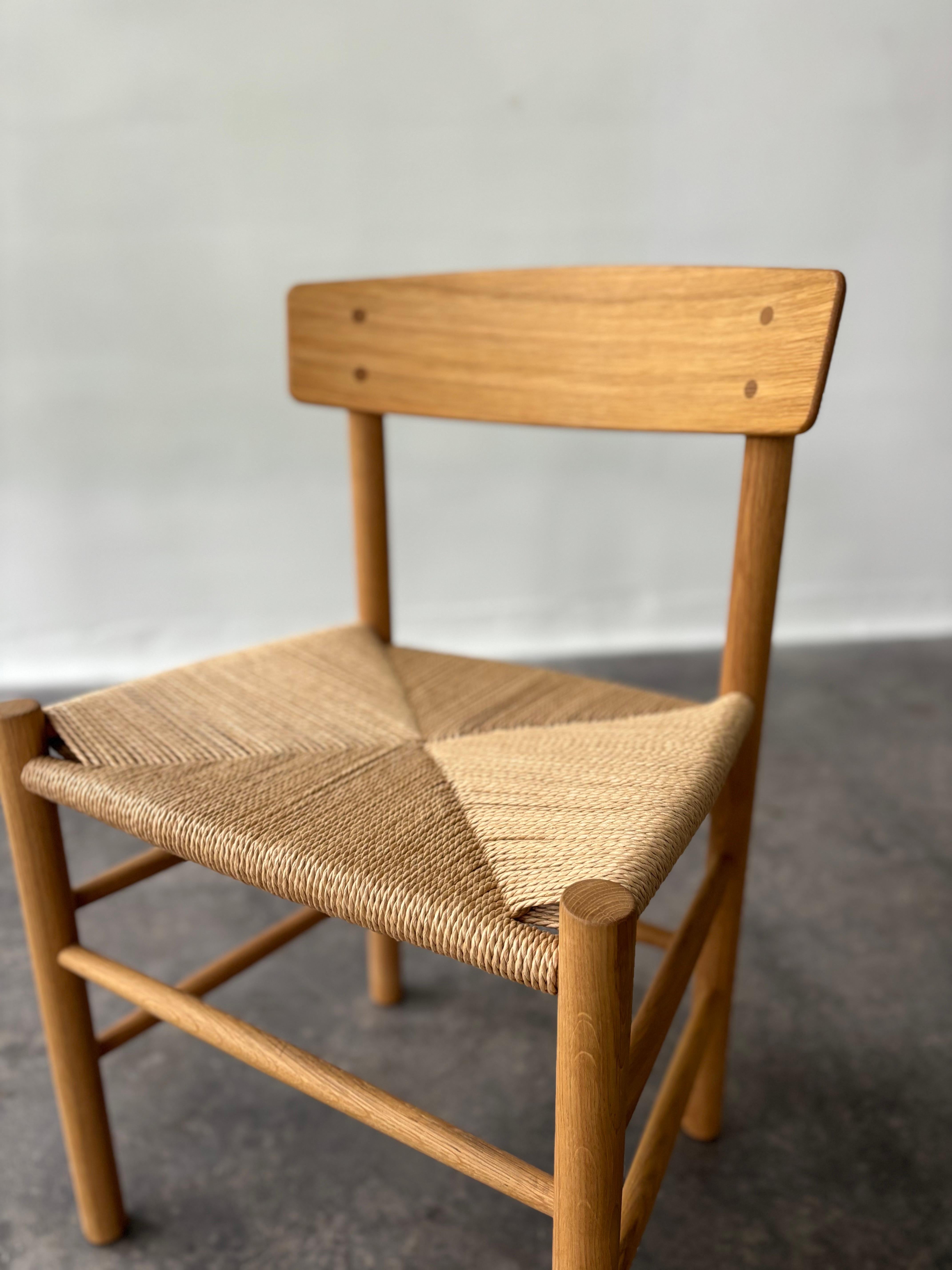 Danish Fredericia J39 Chair, Original Design produced in Denmark 2023