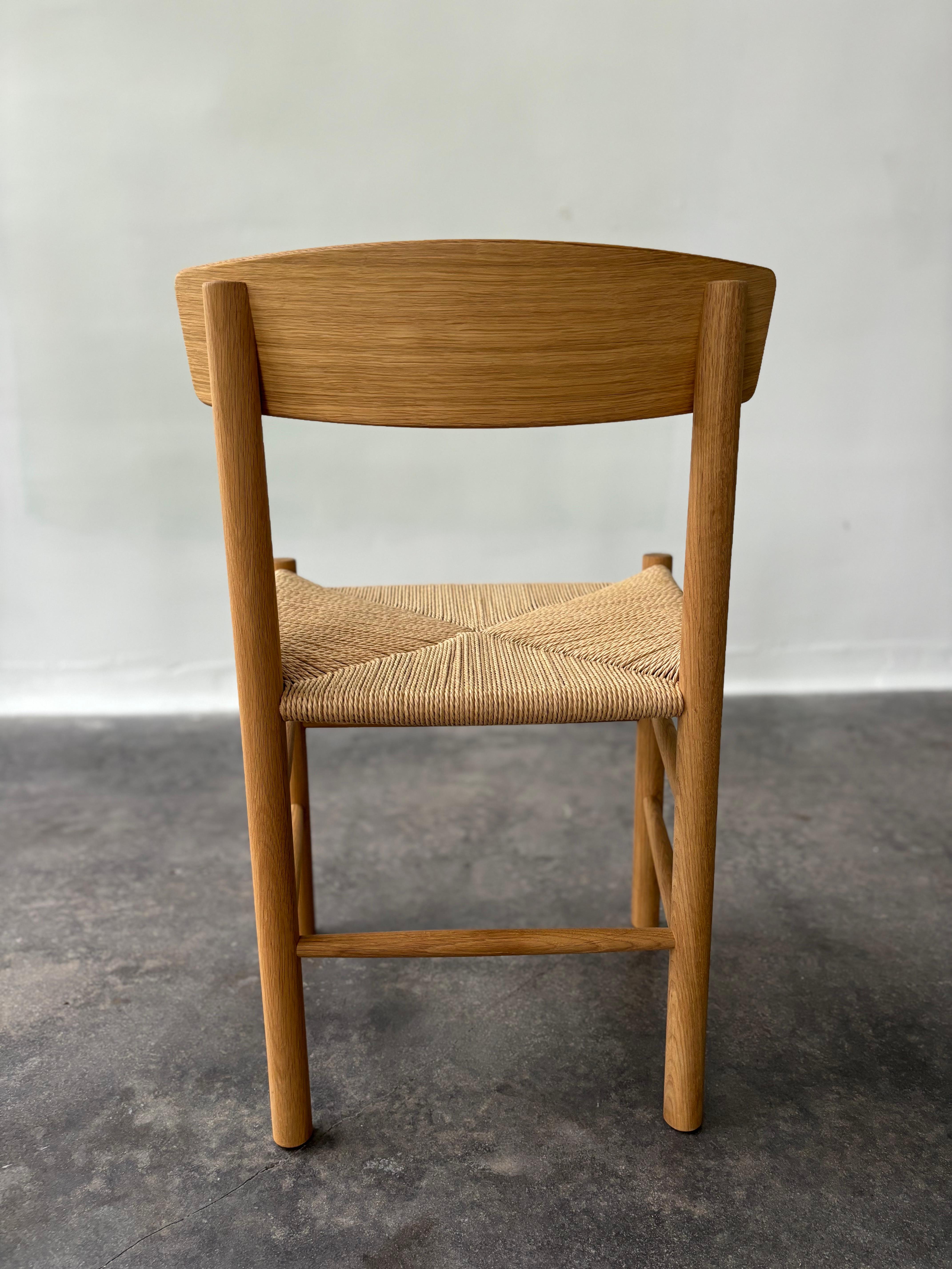 Fredericia J39 Chair, Original Design produced in Denmark 2023 In Excellent Condition In Miami, FL