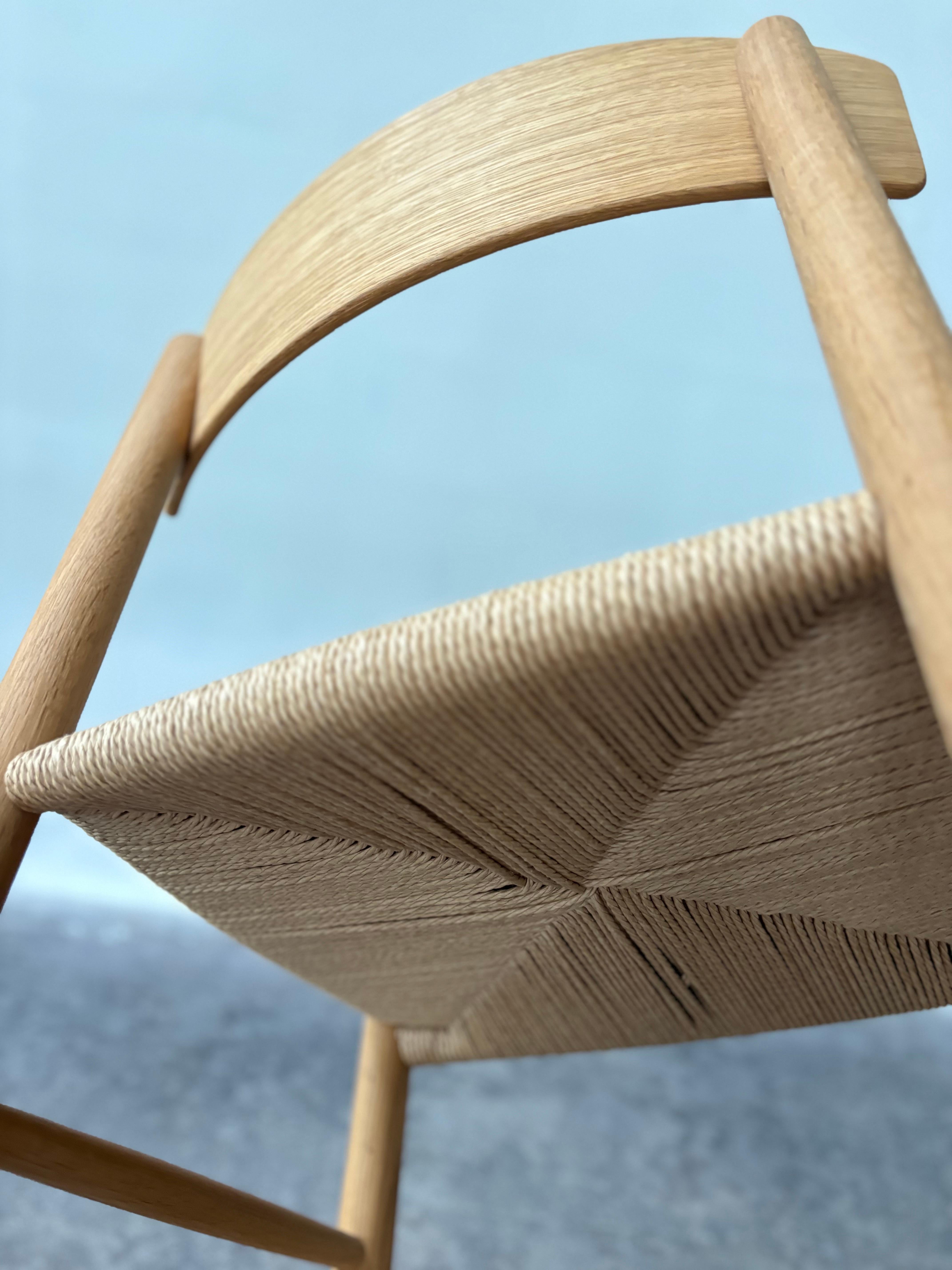 Papercord Fredericia J39 Chair, Original Design produced in Denmark 2023