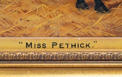 Miss Pethick Oil Painting of Bay Racehorse, 19th Century, Unsigned