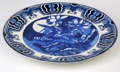 Frederick Alfred Rhead Art Nouveau Pottery Mikado Pattern Charger