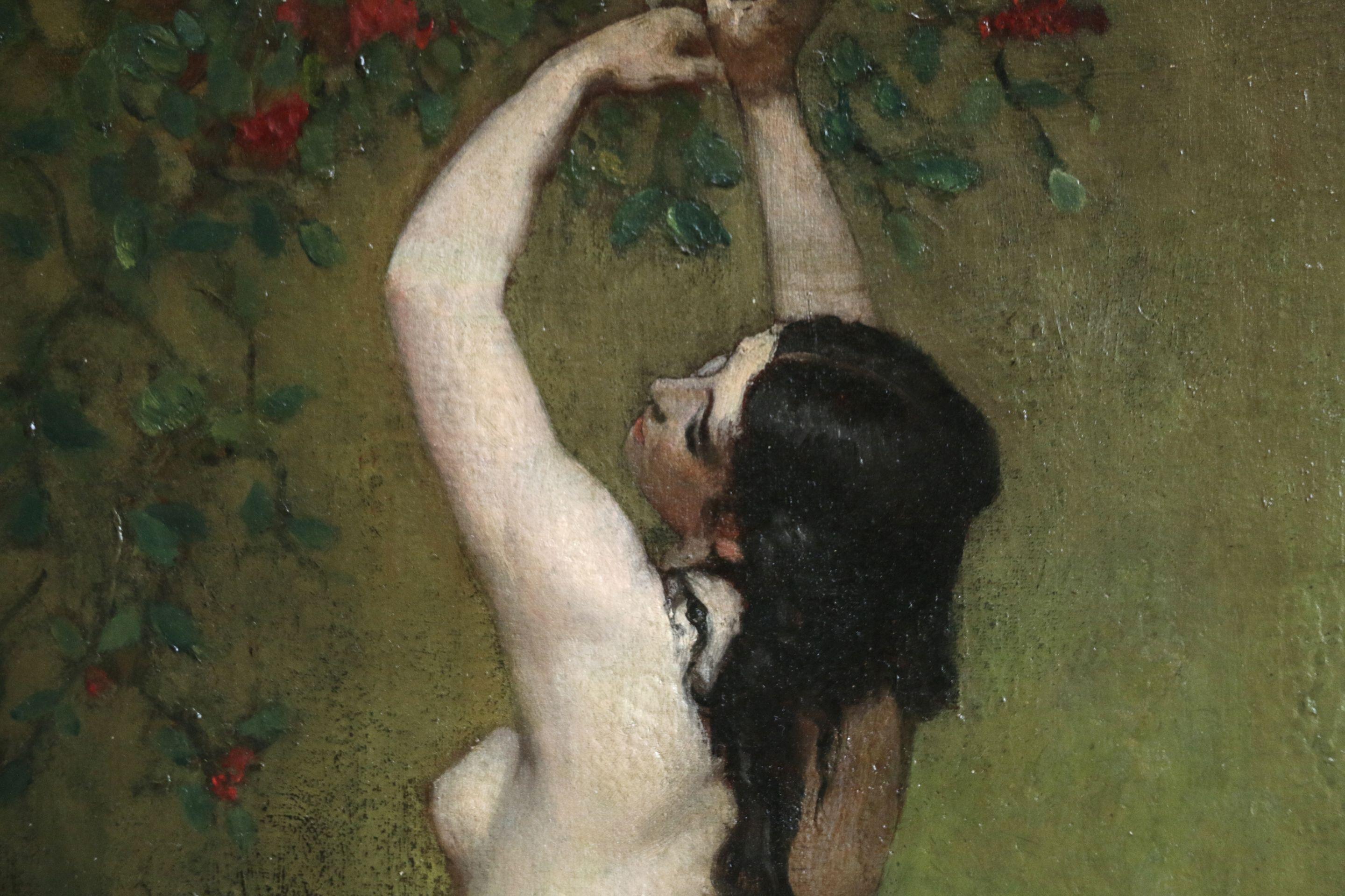 Nude - Painting by Frederick Arthur Bridgman