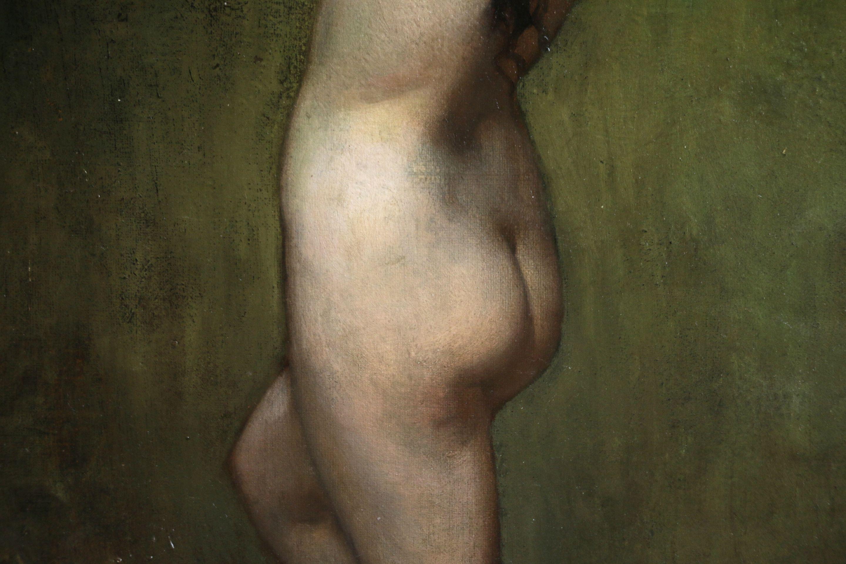 Nackt (Braun), Nude Painting, von Frederick Arthur Bridgman