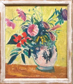 French Fauvist Floral Oil Painting
