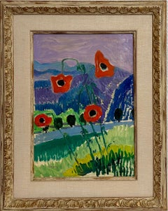 Peinture à l'huile fauviste et post-impressionniste française de Frederick Serger, École de Paris