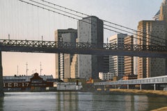 Pont de Brooklyn, sérigraphie photoréaliste de Frederick Brosen
