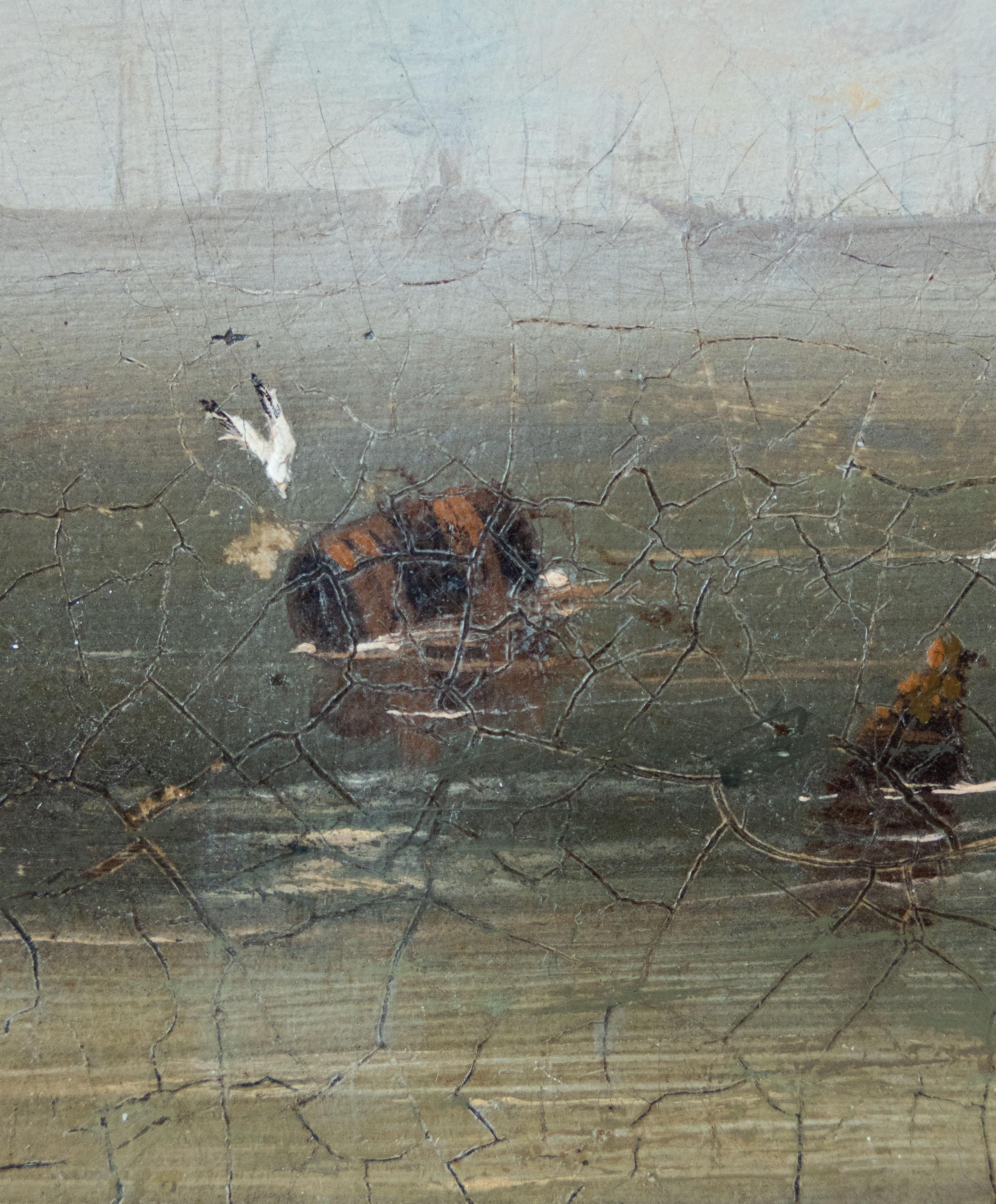 Bateaux de pêche en mer, Frederick Calvert, plaque signalétique en vente 6