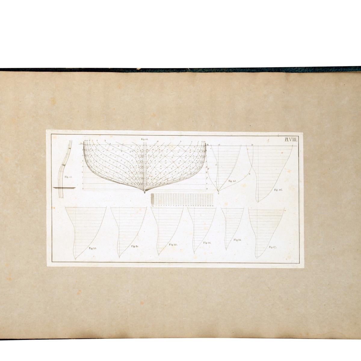 Frederick Chapman: ‘Naval Architecture War Vessels’, circa 1770 For Sale 4