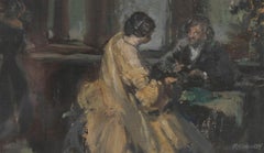Frederick Charles Winby (1875-1959) - Early 20th Century Oil, Lady In Yellow