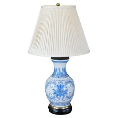 Frederick Cooper Blue White Chinese Porcelain Mantel Vase Urn Ginger Jar Lamp