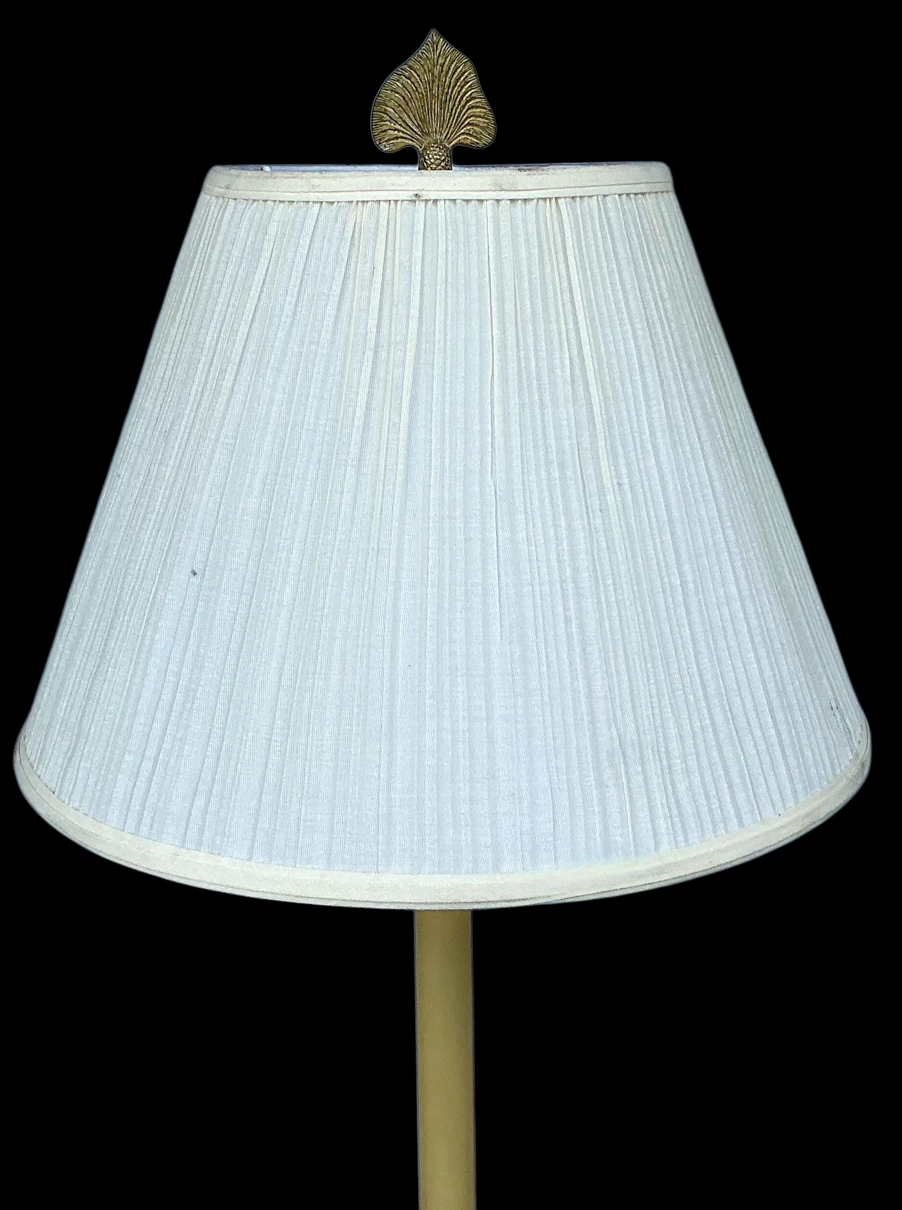 Neoclassical Frederick Cooper Brass Neo-Classical Style Table Lamps W/ Dolphins / Koi - Pair For Sale