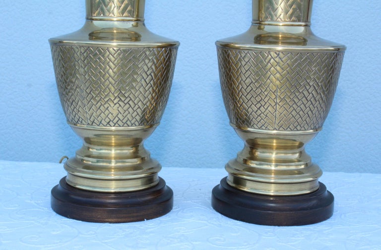 Frederick Cooper Brass Table Lamps For Sale 1