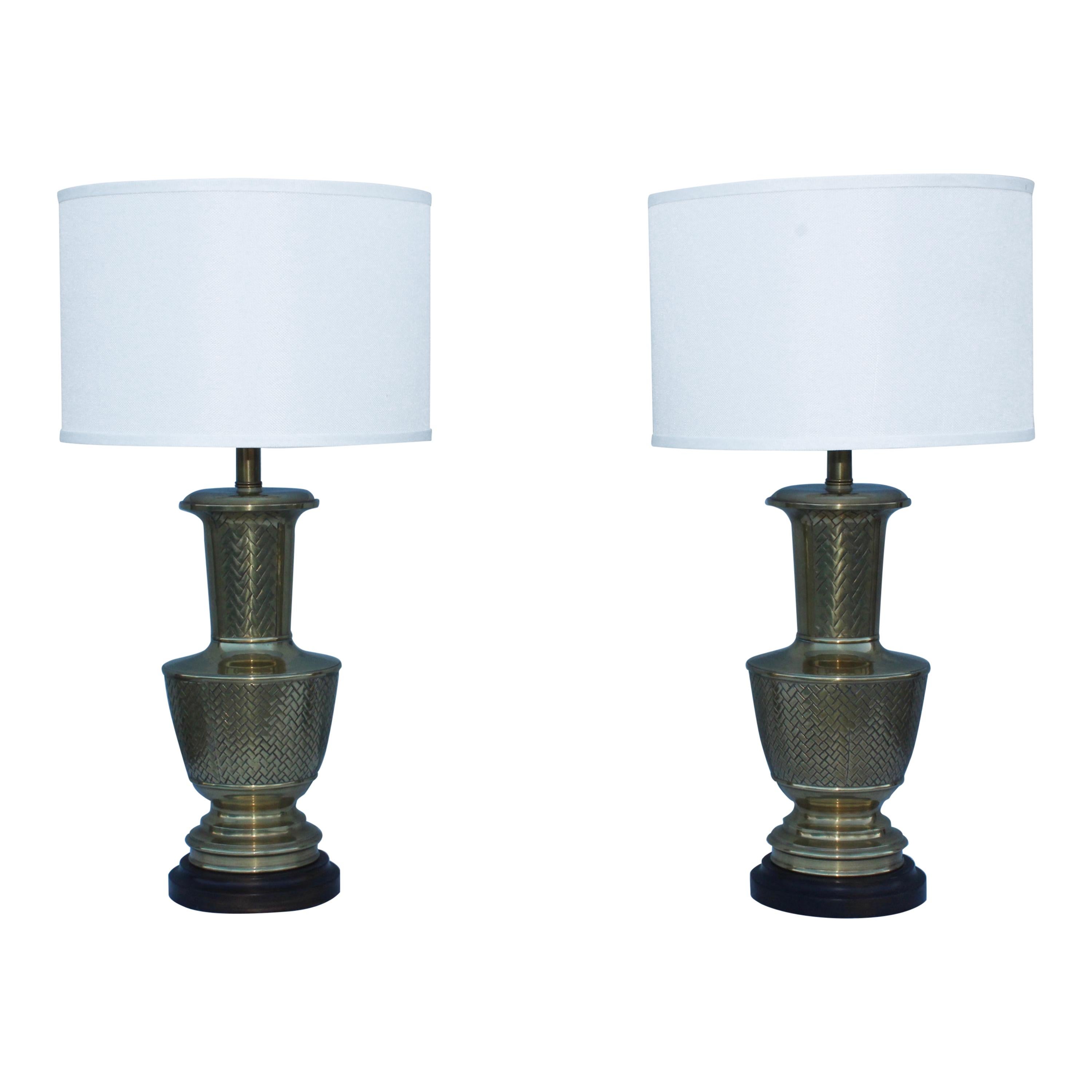 Frederick Cooper Brass Table Lamps For Sale