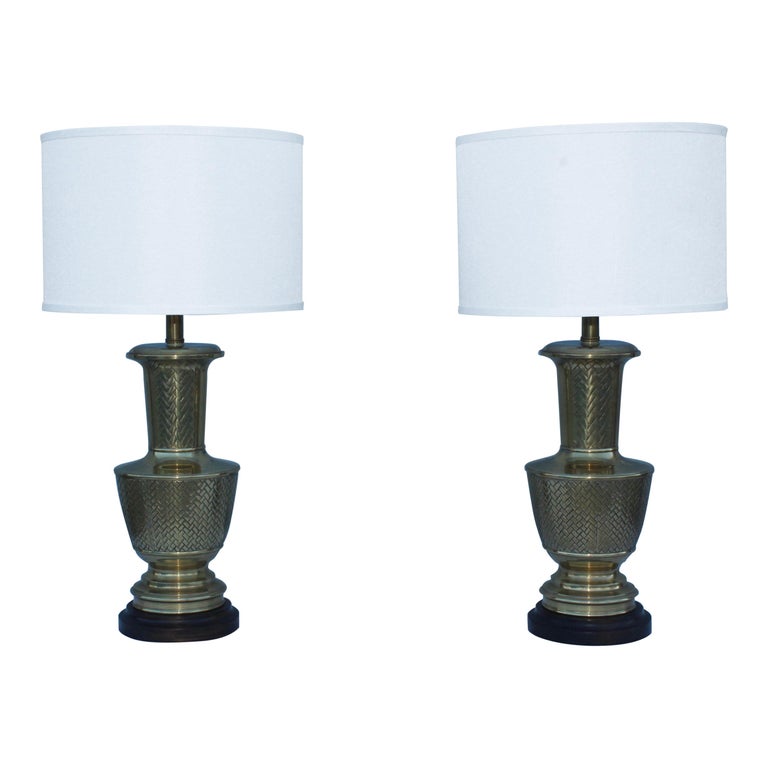 Frederick Cooper Brass Table Lamps For Sale