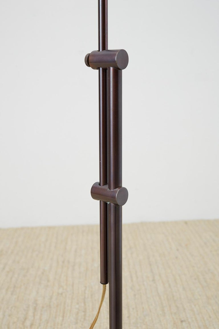 Frederick Cooper Bronze Adjustable Pharmacy Floor Lamp For ...