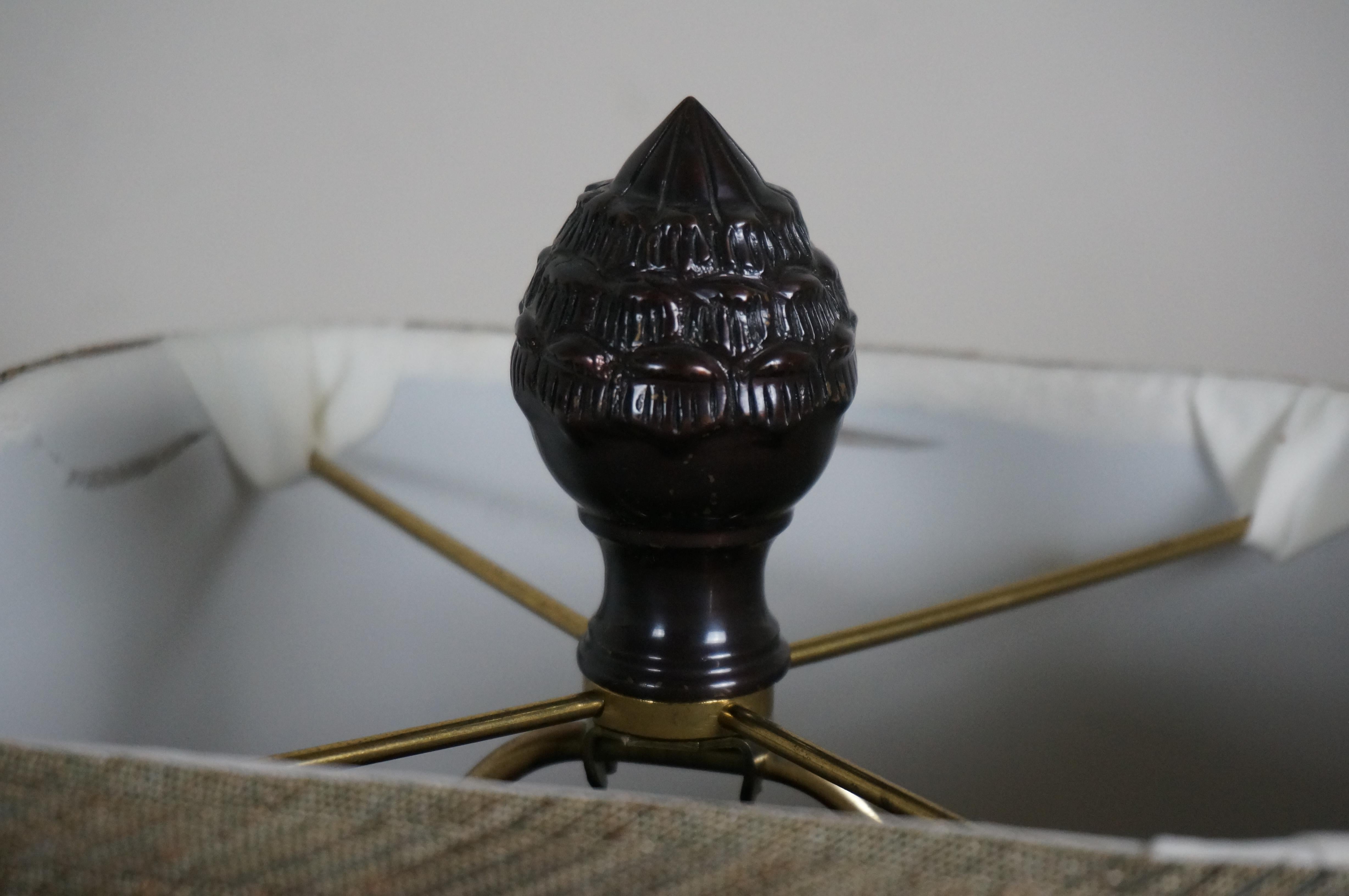 Frederick Cooper Bronze Lucky Indian Elephant Howdah Table Lamp 32