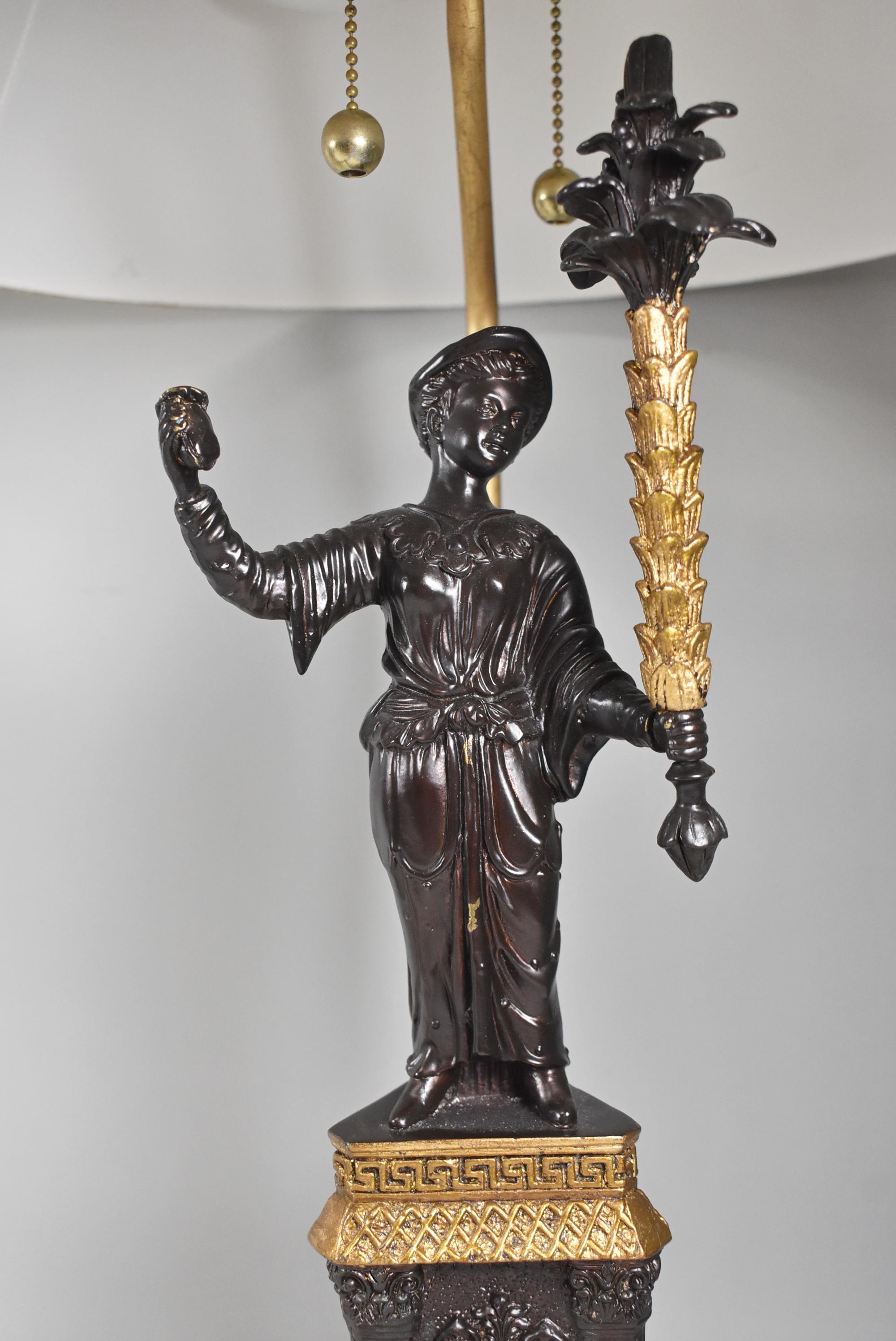 Bronze Frederick Cooper Lampes de table en bronze figuratif en vente