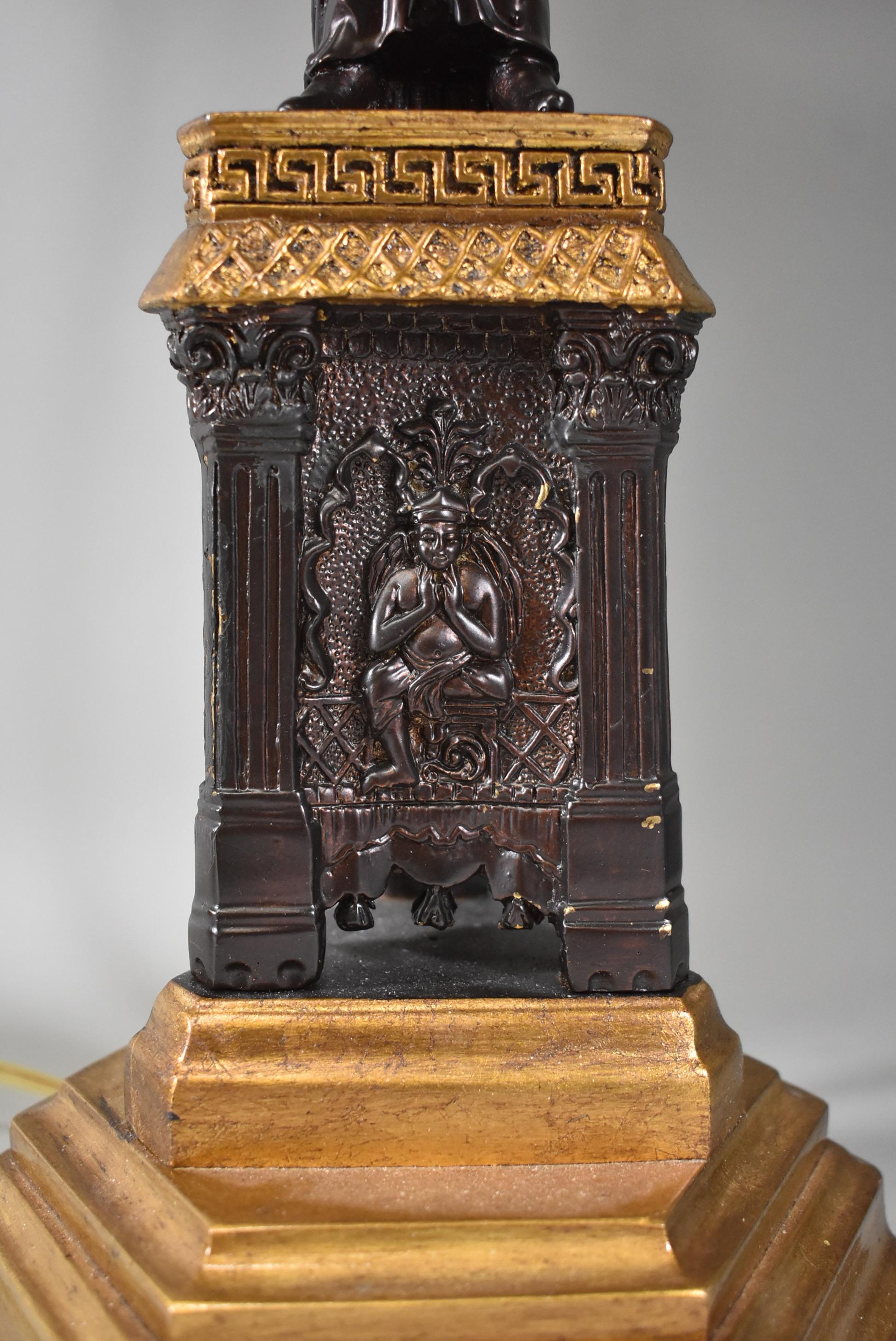 Frederick Cooper Lampes de table en bronze figuratif en vente 1