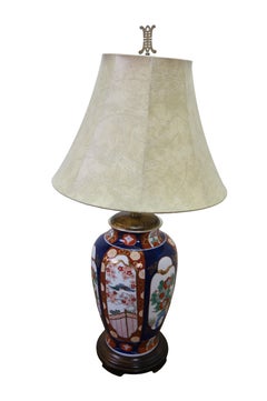 Frederick Cooper Japanese Imari Porcelain Mantel Vase Urn Table Lamp 34"