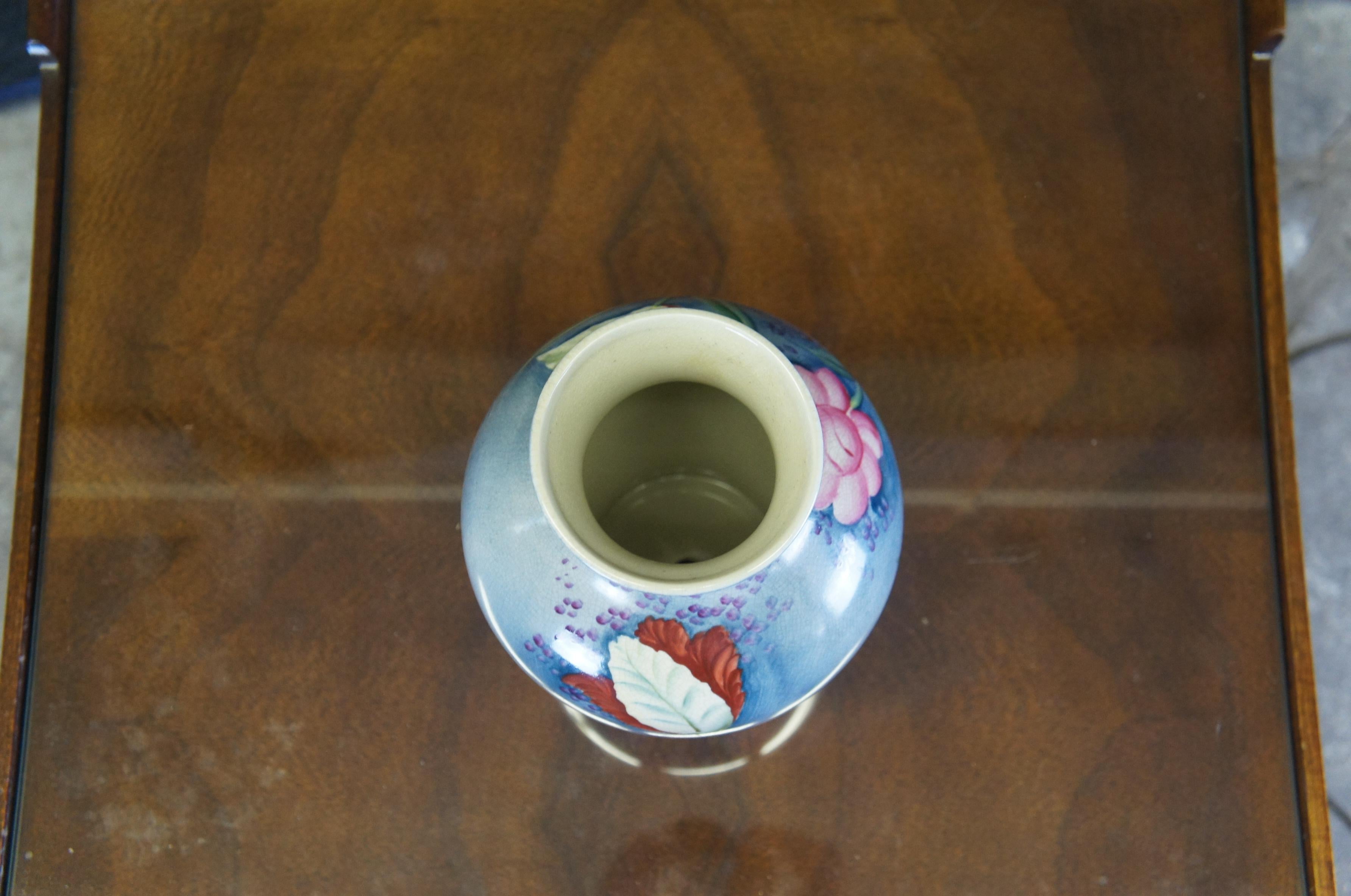 20th Century Frederick Cooper Japanese Porcelain Flower Urn Ginger Jar Vase 12