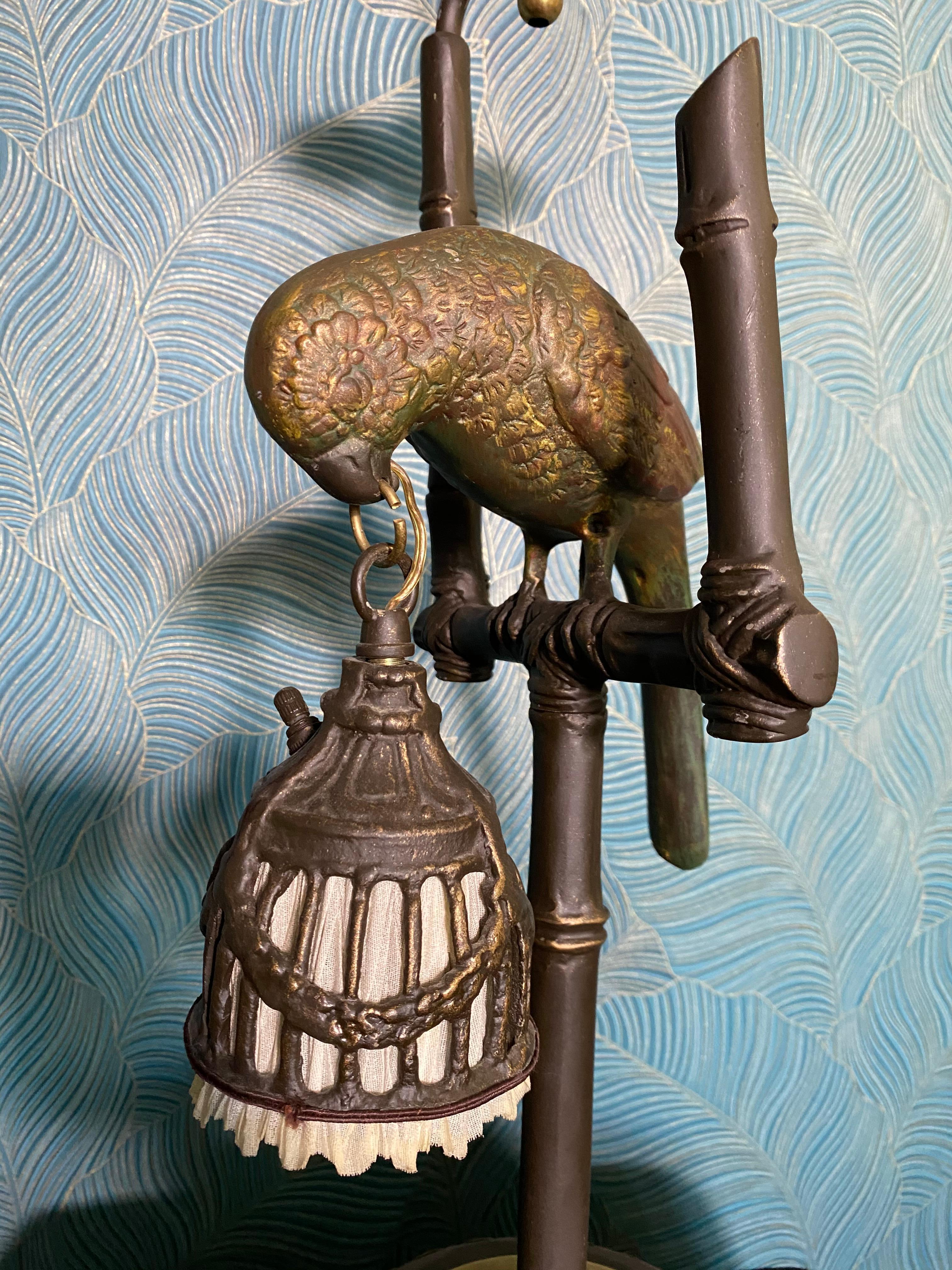 frederick cooper parrot lamp