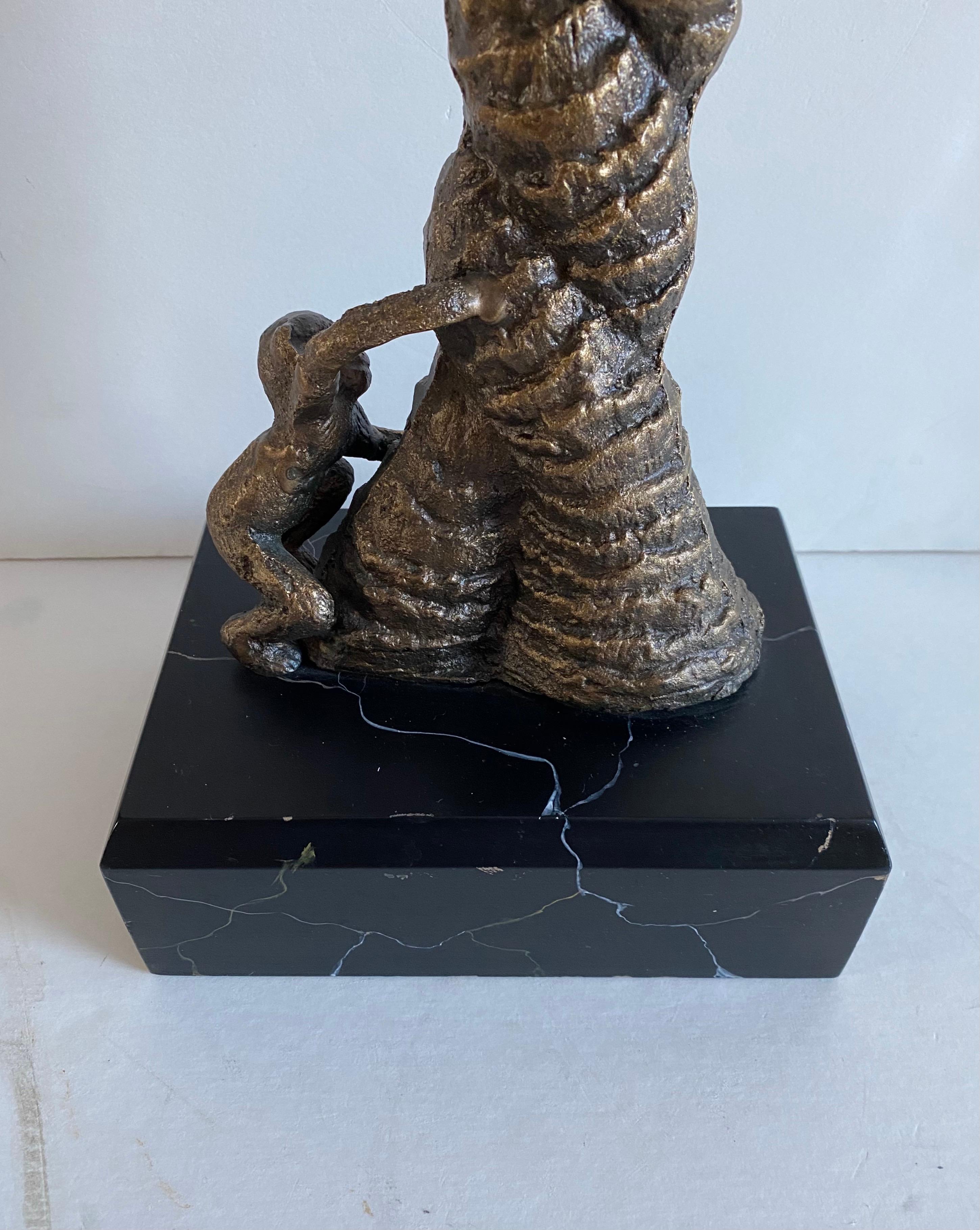 Bronze-Affen-Kandelaber aus der Safari-Kollektion von Frederick Cooper im Angebot 4