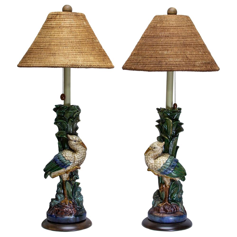 Frederick Cooper Stork Table Lamps 'Set of 2'