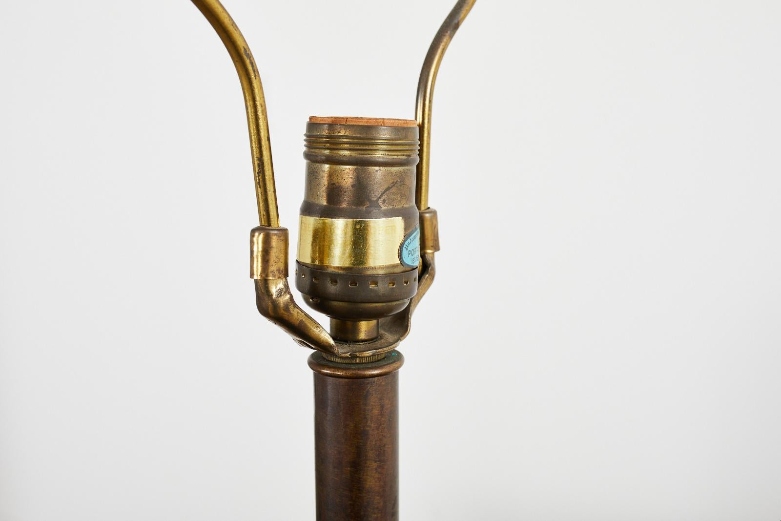 Teekanister-Tellerlampe von Frederick Cooper im Angebot 7