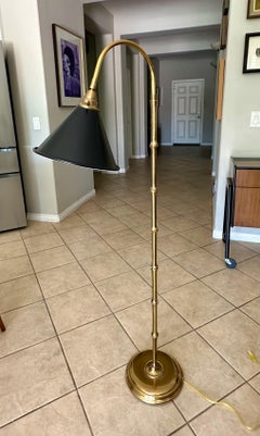 Frederick CooperSolid Brass Faux Bamboo Stehleuchte