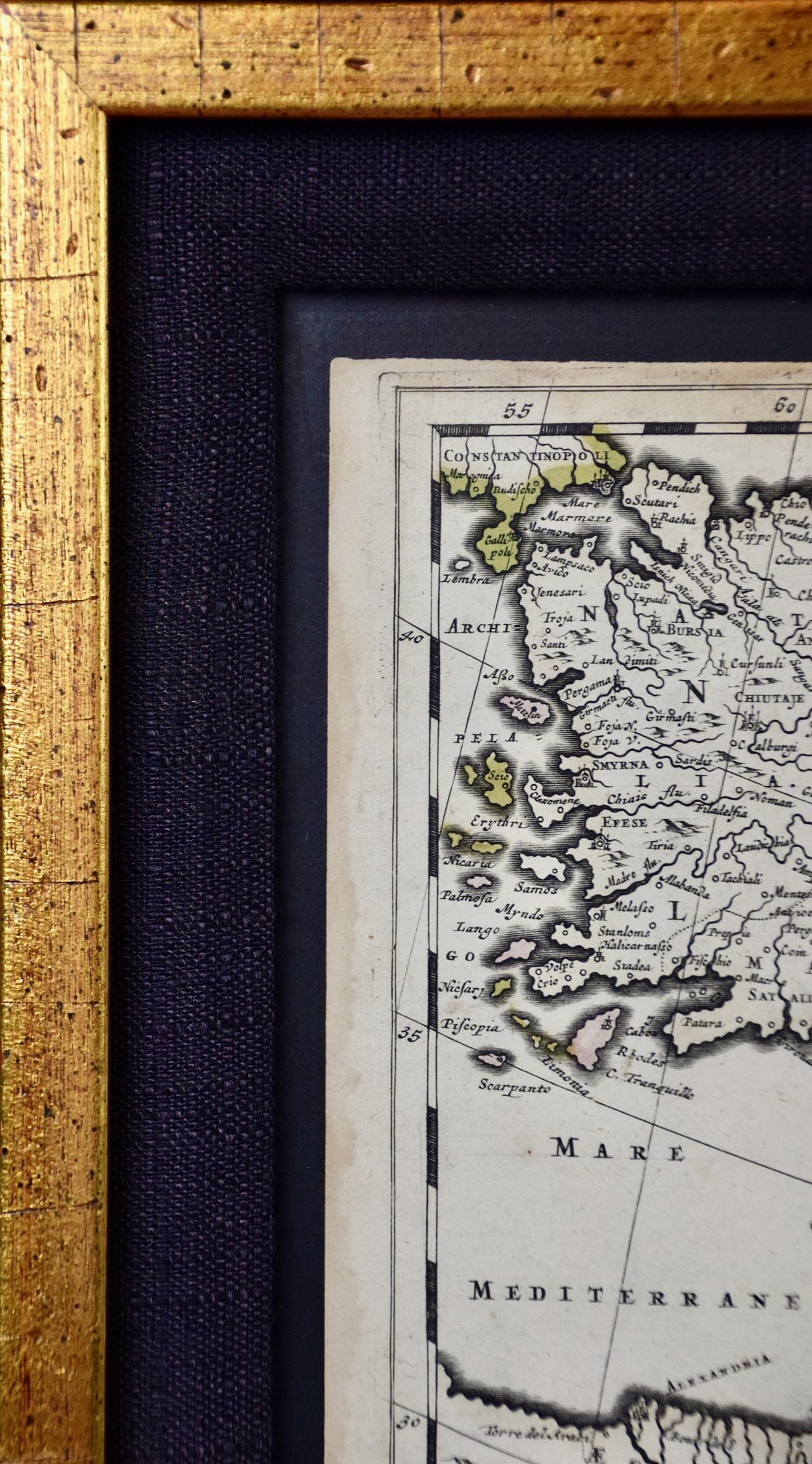 Handkolorierte Karte von Persien, Armenien und benachbarten Regionen aus dem 17. Jahrhundert von De Wit  im Angebot 7