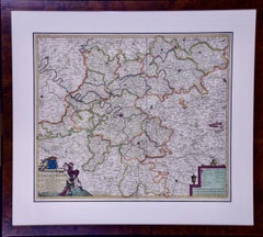 L'Isle de France: A Hand-colored 17th Century Map by De Wit 