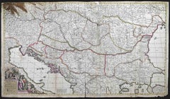 Regni Hungariae et Regionum - Gravure de Frederick de Wit - 1680ca