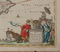 Persiae, Armeniae, Natoliae et Arabiae Descriptio per Frederick deWit 1666 map