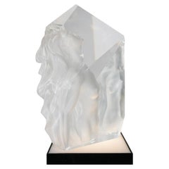 Frederick E. Hart (Amerikaner 1943-1999), Exaltation, Intaglio-Acryl-Skulptur