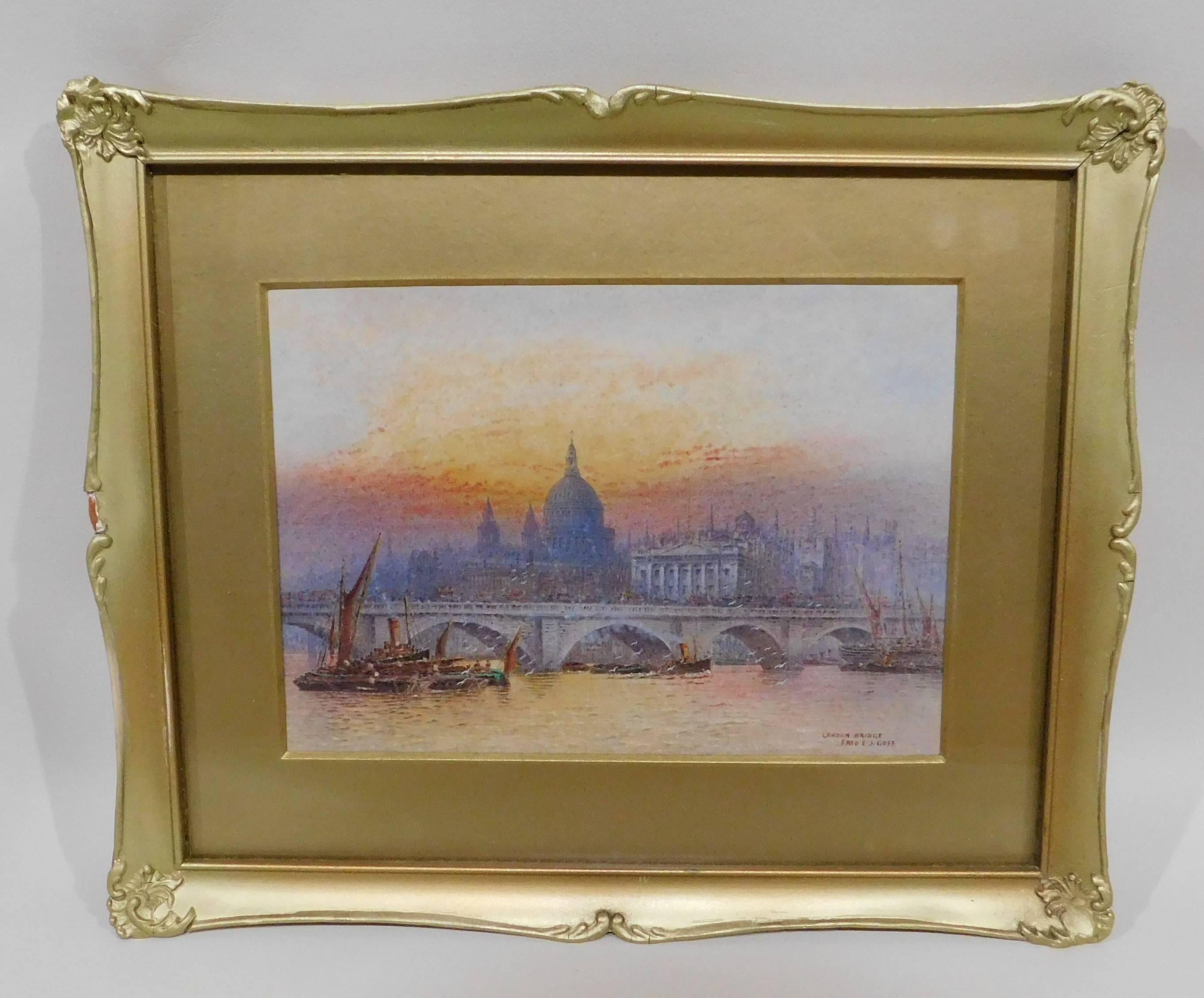 Anglais Peinture de Frederick Edward Joseph Goff