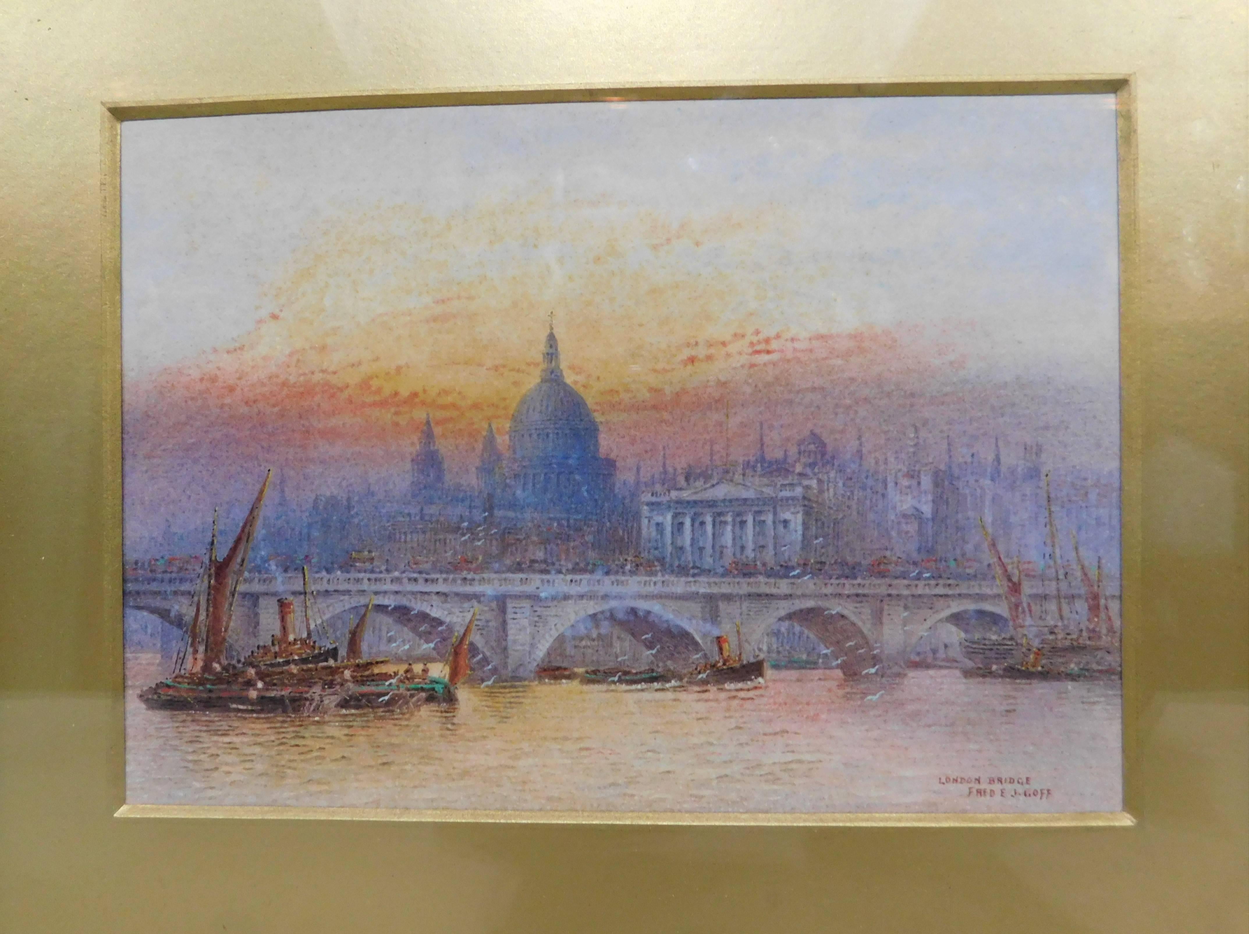 20ième siècle Peinture de Frederick Edward Joseph Goff