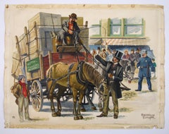 Frederick Elmiger (USA, 1890-1975)  Portrait of Henry Bergh (Founder A.S.P.C.A.)