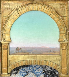 ""Die heilige Stadt Kairouan, Tunis,"" Frederick Freder, Orientalismus Wüste