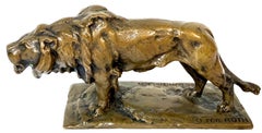 Frederick G. R. Roth “Columbia Lion” American Bronze Animalier Sculpture