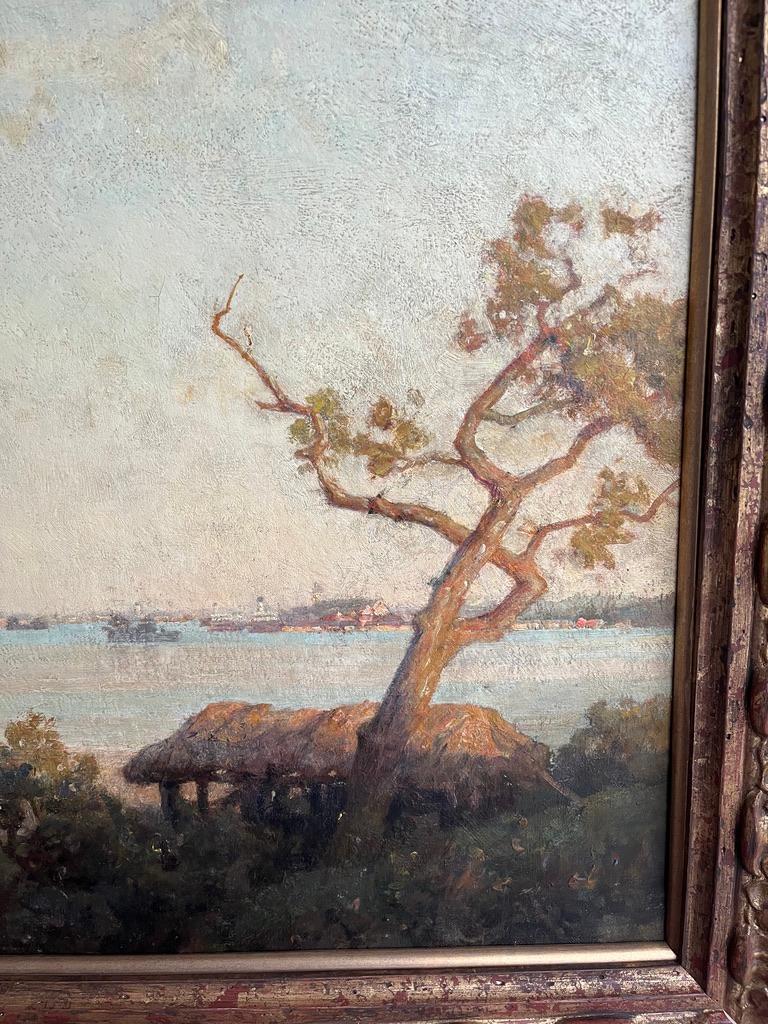 Frederick George Cotman Dipinto a olio impressionista Paesaggio fluviale del Suffolk in vendita 6