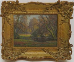 (1862-1936) New Forest Original englische Landschaft Ölgemälde SIGNIERT