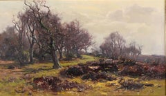 New Forest, Hampshire, 19th century, landscape oil, by Frederick Golden Short