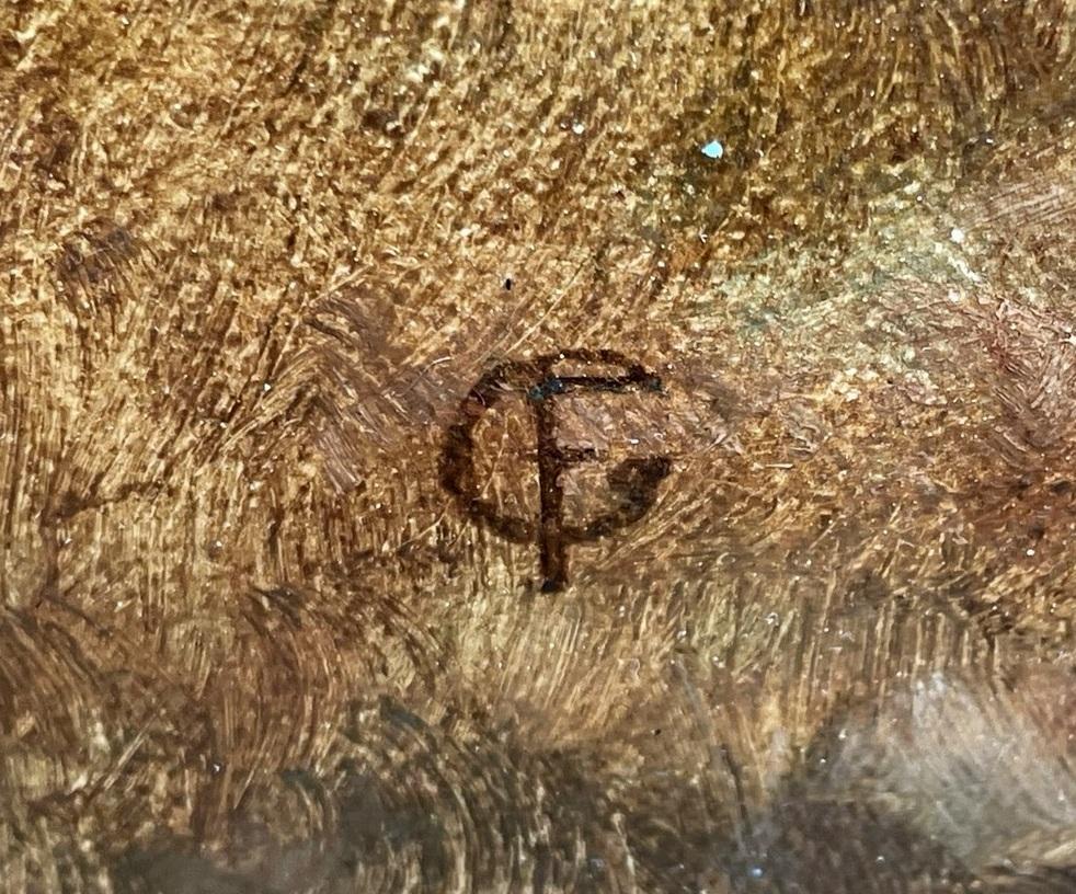 Frederick Goodall Britischer Künstler 1822-1904) Öl auf Leinwand - Beduinenoase 1877 (Ägyptisch) im Angebot