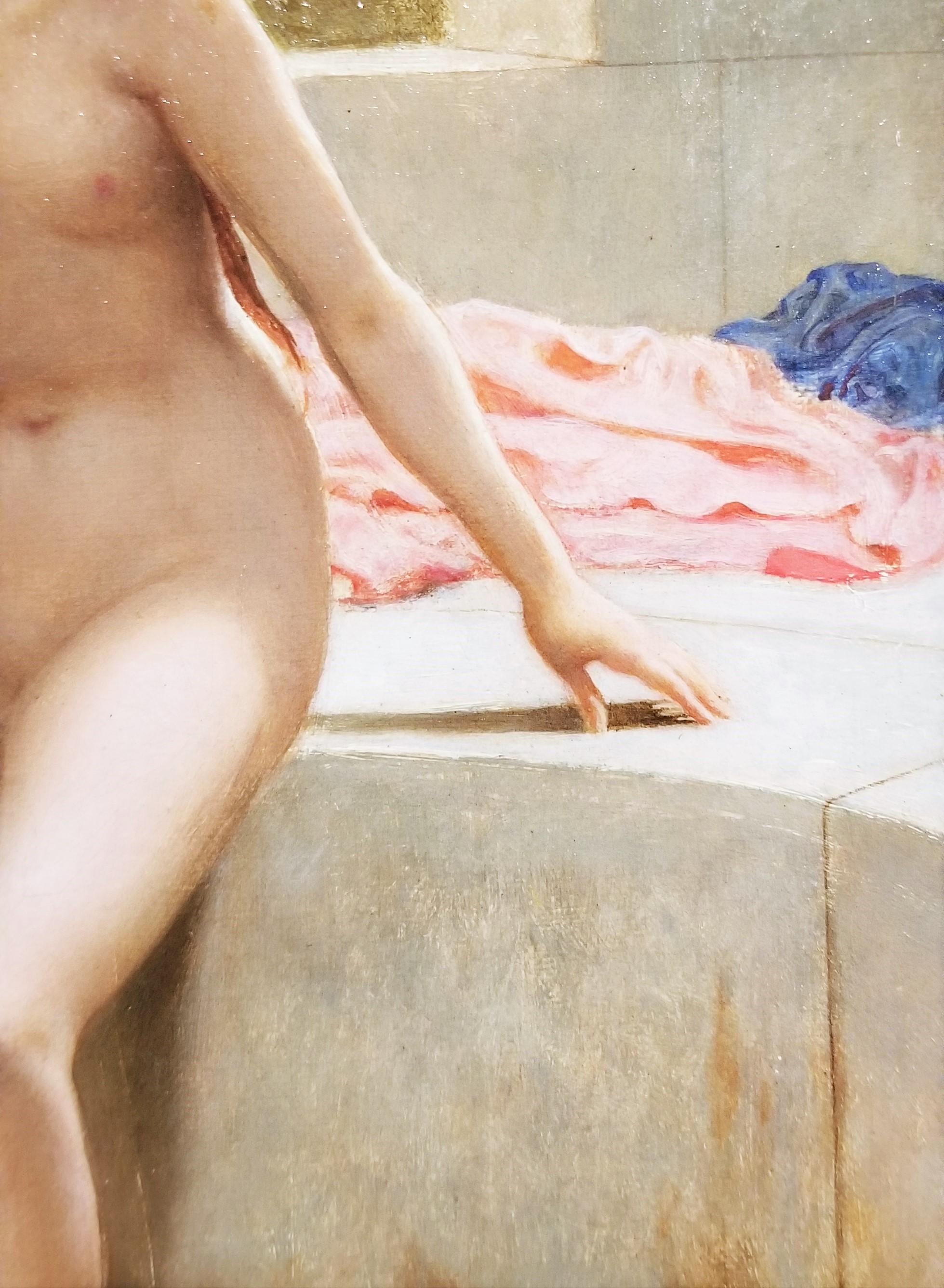 Susannah (Without the Elders) /// Old Masters British Nude Bath Biblical Story For Sale 6