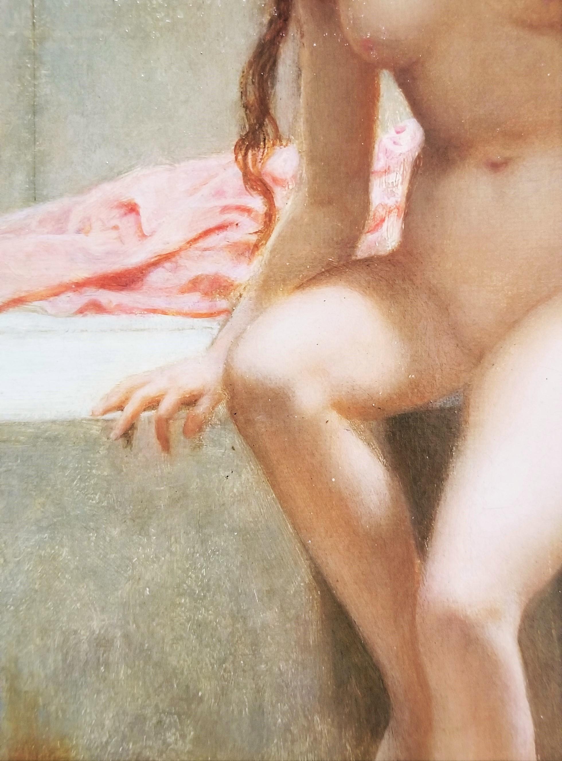 Susannah (Without the Elders) /// Old Masters British Nude Bath histoire biblique en vente 9