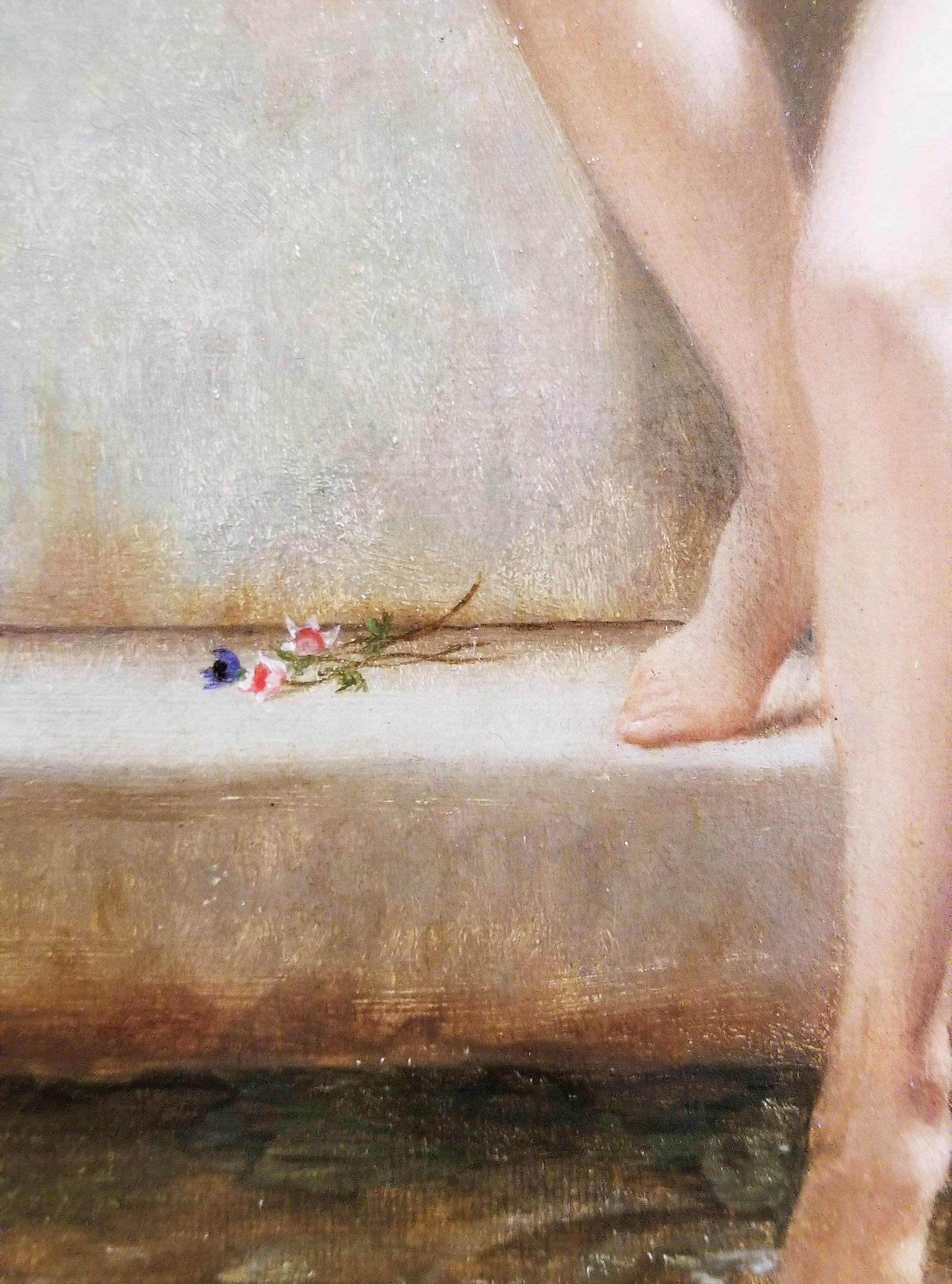 Susannah (Without the Elders) /// Old Masters British Nude Bath Biblical Story For Sale 10