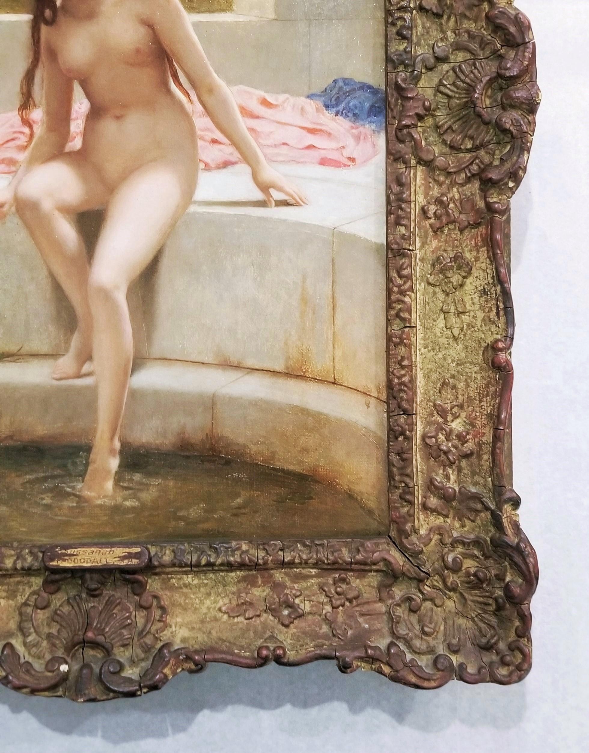 Susannah (Without the Elders) /// Old Masters British Nude Bath Biblical Story For Sale 1