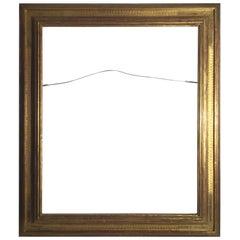 Frederick Harer Giltwood Hand-Carved Frame