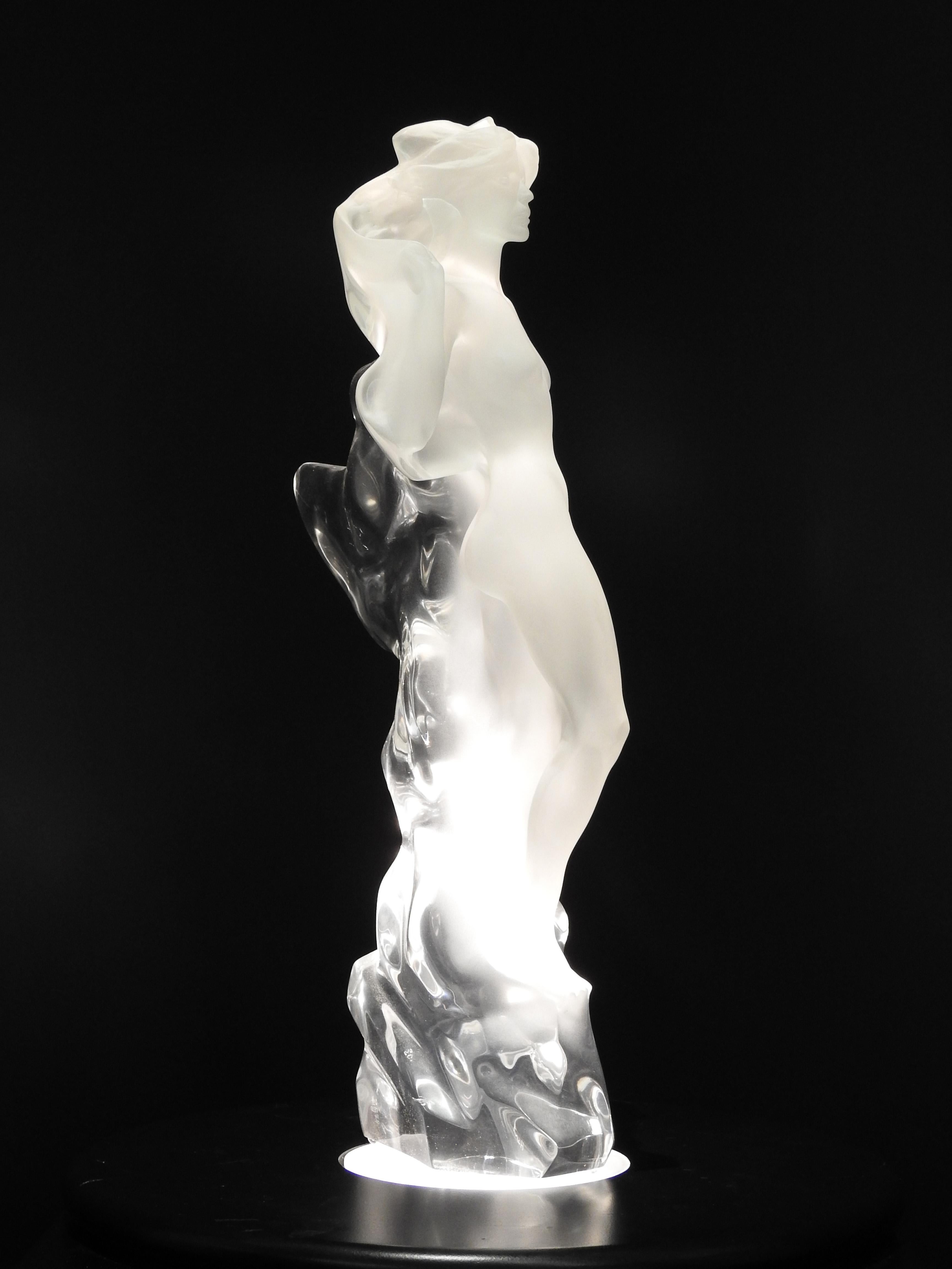 „Veil of Light“, Frederick Hart, Acryl-Skulptur, 22x12x6 Zoll, 310/350, weiß im Angebot 1
